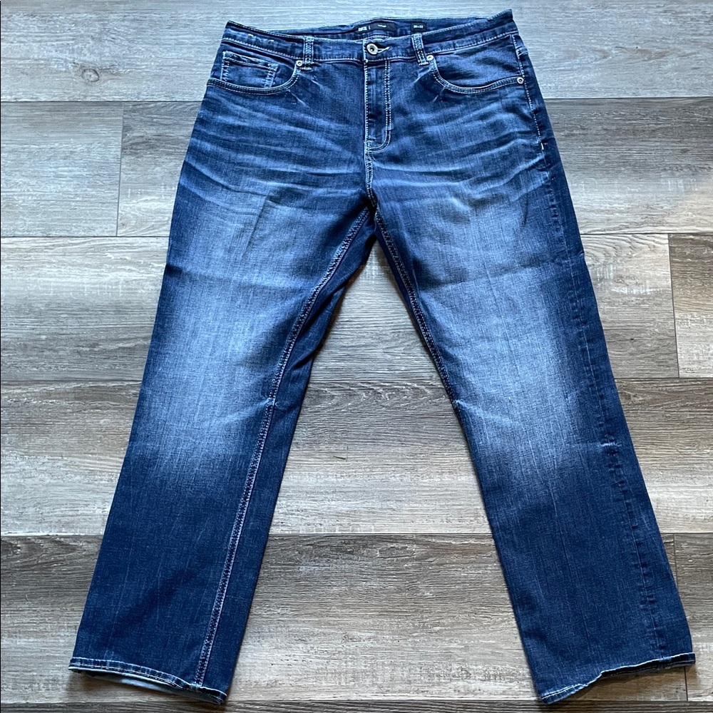 BKE Relaxed Fit Dark Blue Jeans